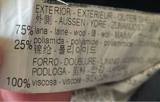 Abrigo Lana Zara Azul Marino