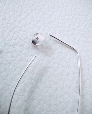 Pendientes Aro Ovalado Plata y turmalina