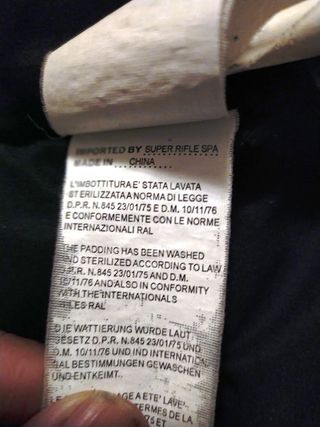 Giaccone invernale uomo RIFLE nero