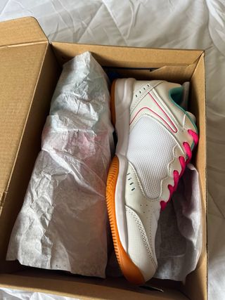 Zapatillas Lico Blancas y Rosas Nuevas