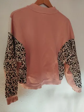 Sudadera chica Polinesia estampado animal