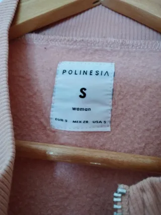 Sudadera chica Polinesia estampado animal