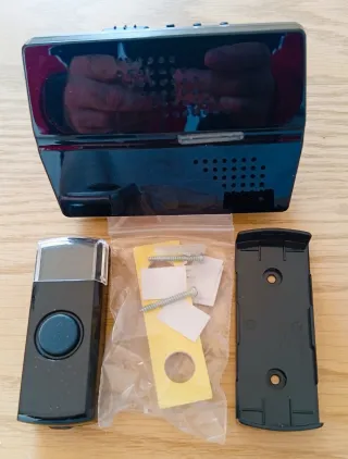 Timbre Inalámbrico Negro