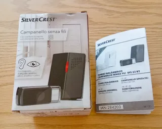 Timbre Inalámbrico Negro