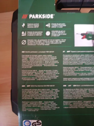 Parkside Martillo Perforador y Cincelador