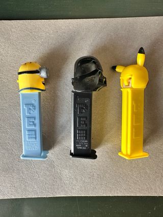 3 Figuras Pez: Minion, Darth Vader, Pikachu