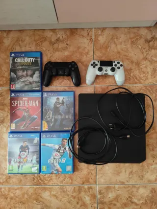 PS4 + 2 Mandos + Juegos