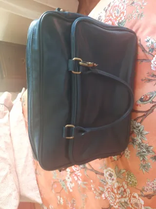 Bolso para portátil o ipad azul MISAKO