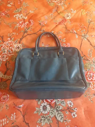 Bolso para portátil o ipad azul MISAKO