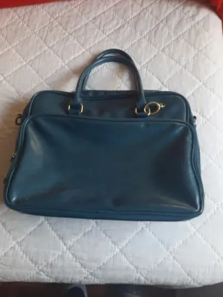 Bolso para portátil o ipad azul MISAKO