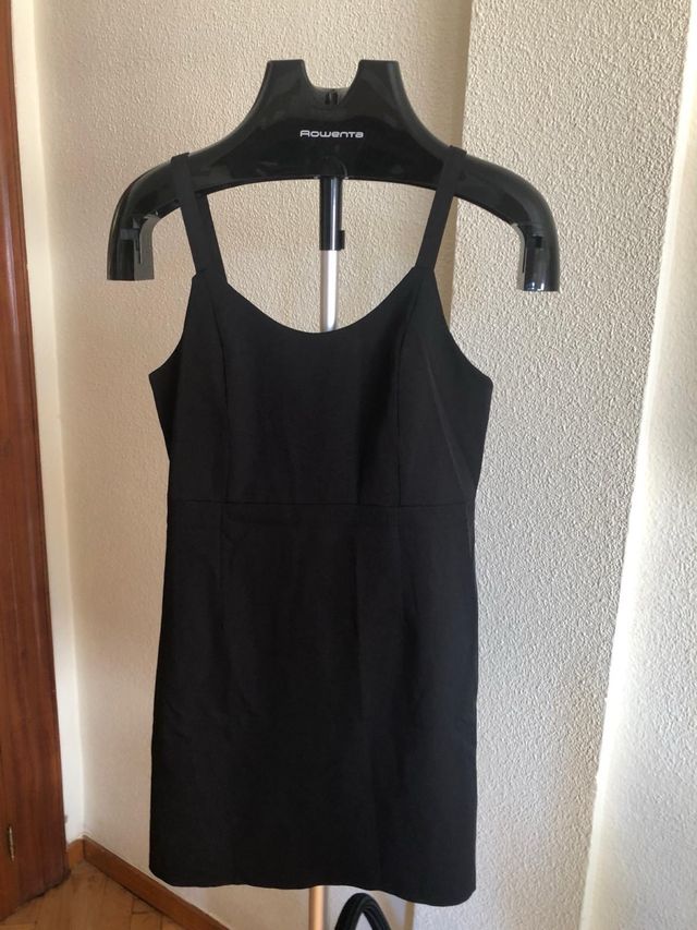 VESTIDO MIDI NEGRO (S)