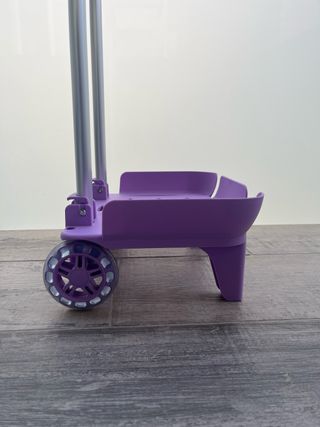 Carro para mochila escolar morado