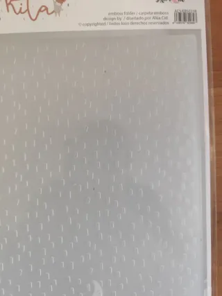 Carpetas embossing Alúa Cid scrapbooking