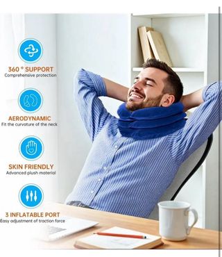 Trazione cervicale gonfiabile per sollievo dolore