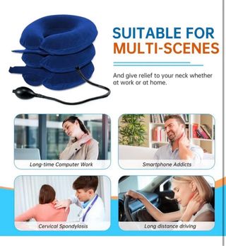 Trazione cervicale gonfiabile per sollievo dolore