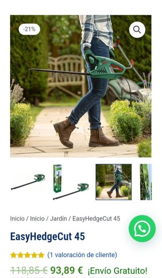 Bosch EasyHedgeCut 45 tagliasiepi