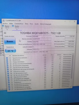 2 Discos Duros Toshiba 750 GB