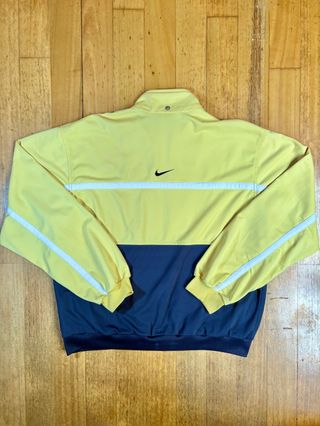 Nike Y2K Track Jacket S/M Retro Chándal Amarillo