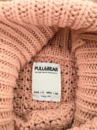 Jersey rosa cuello alto