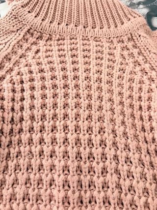 Jersey rosa cuello alto