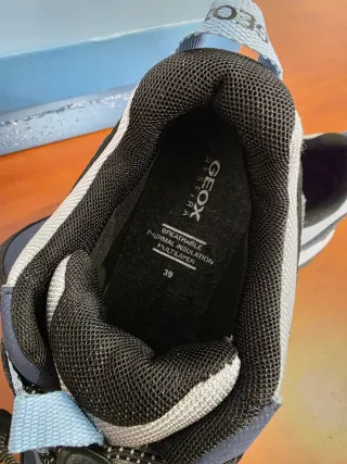 Zapatillas Geox Amphibiox Azul y Gris