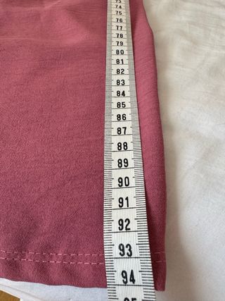 Conjunto Blusa rosa con nudo lateral y pantalón