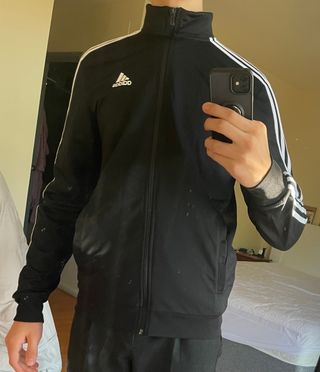 Chaqueta Adidas Negra Tres Bandas