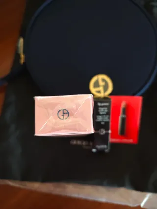 Borsa Giorgio Armani Blu e Oro