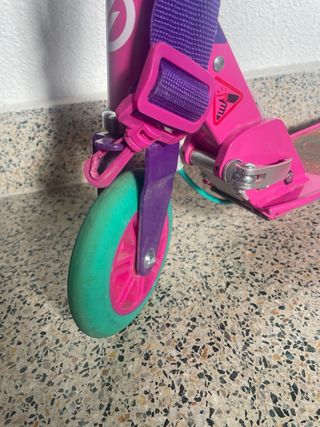 Patinete Oxelo rosa y morado