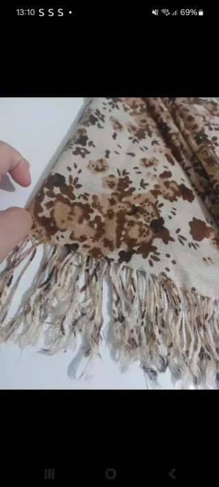 Pashmina Beige e Marrone