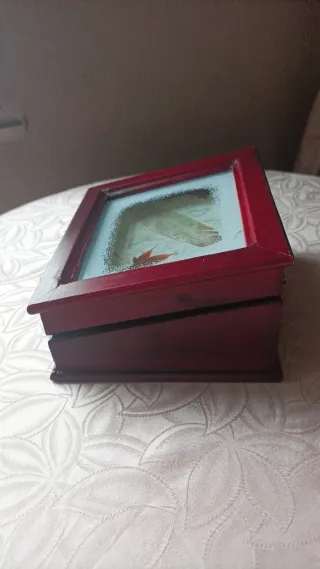 Joyero musical con tapa de cristalNO HAGO ENVÍOS