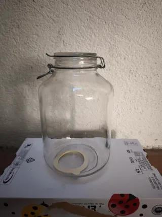 Barattolo Ermetico Vetro con Chiusura a Leva