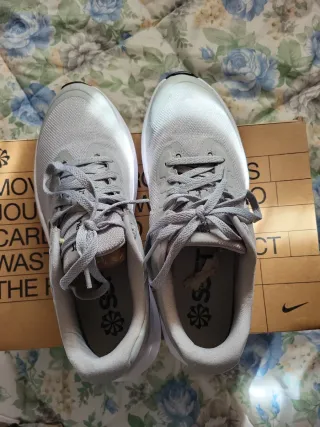 Zapatillas Nike Grises y Blancas