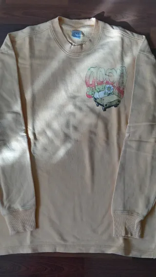 Sudadera Zara Oversize Naranja Talla S/38 Hombre