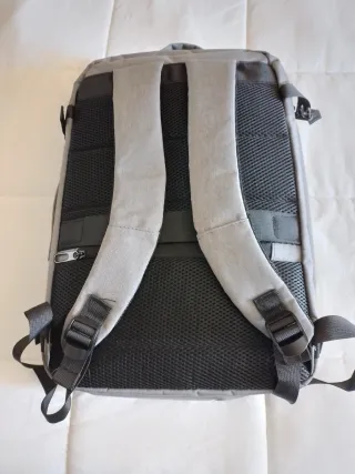 Mochila camping/porta documentos gris