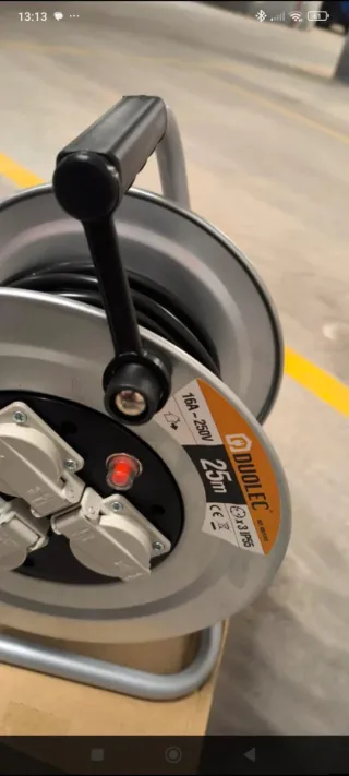 Enrollacables Prolongador extensible 25m DUOLEC 3