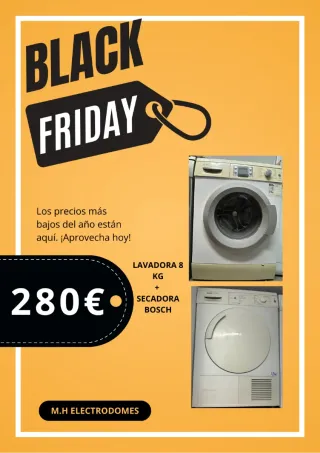 Lavadora y Secadora Bosch 8kg