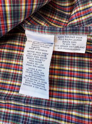 Camisa Polo Ralph Lauren Cuadros