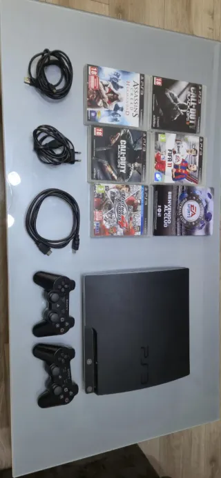 Consola PS3 160GB + 2 Mandos + Juegos