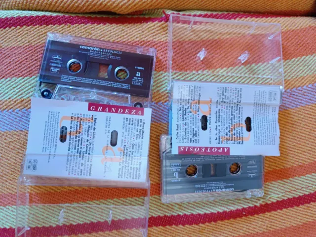 Lote 2 Cassettes Camaron Antologia