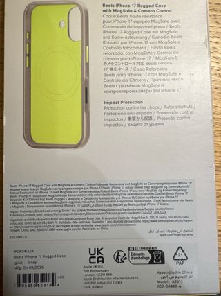 Funda Beats iPhone 17 Rugged MagSafe