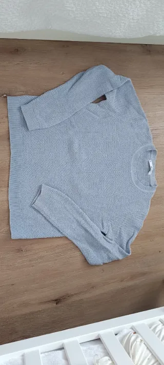 Jersey de punto azul