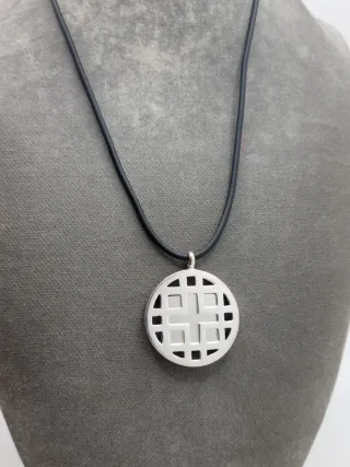 Colgante Plata Ley y Ámbar