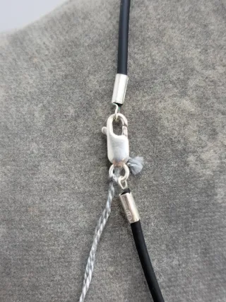 Colgante Plata Ley y Ámbar