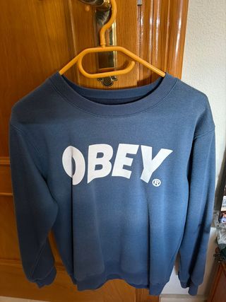 Sudadera OBEY azul talla M
