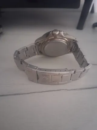 Rolex Submariner Negro/Plateado