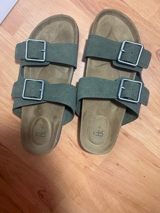 Sandalias verdes talla 40