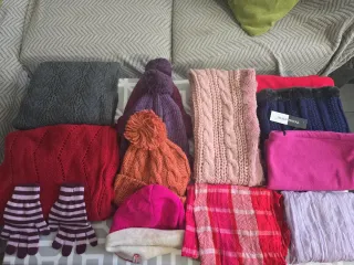 Lote INVIERNO 13 accesorios mujer