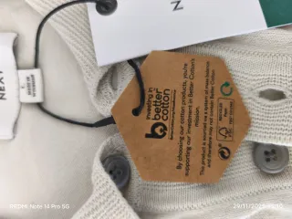 Polo Next Hombre Manga Larga Talla L Crema