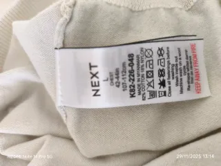 Polo Next Hombre Manga Larga Talla L Crema